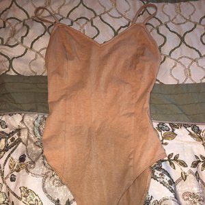 Forever 21 Nude Strappy Bodysuit